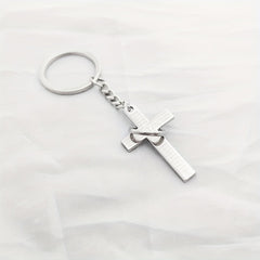 Creative Cross Keychain Alloy Key Chain Bag Purse Backpack Pendant