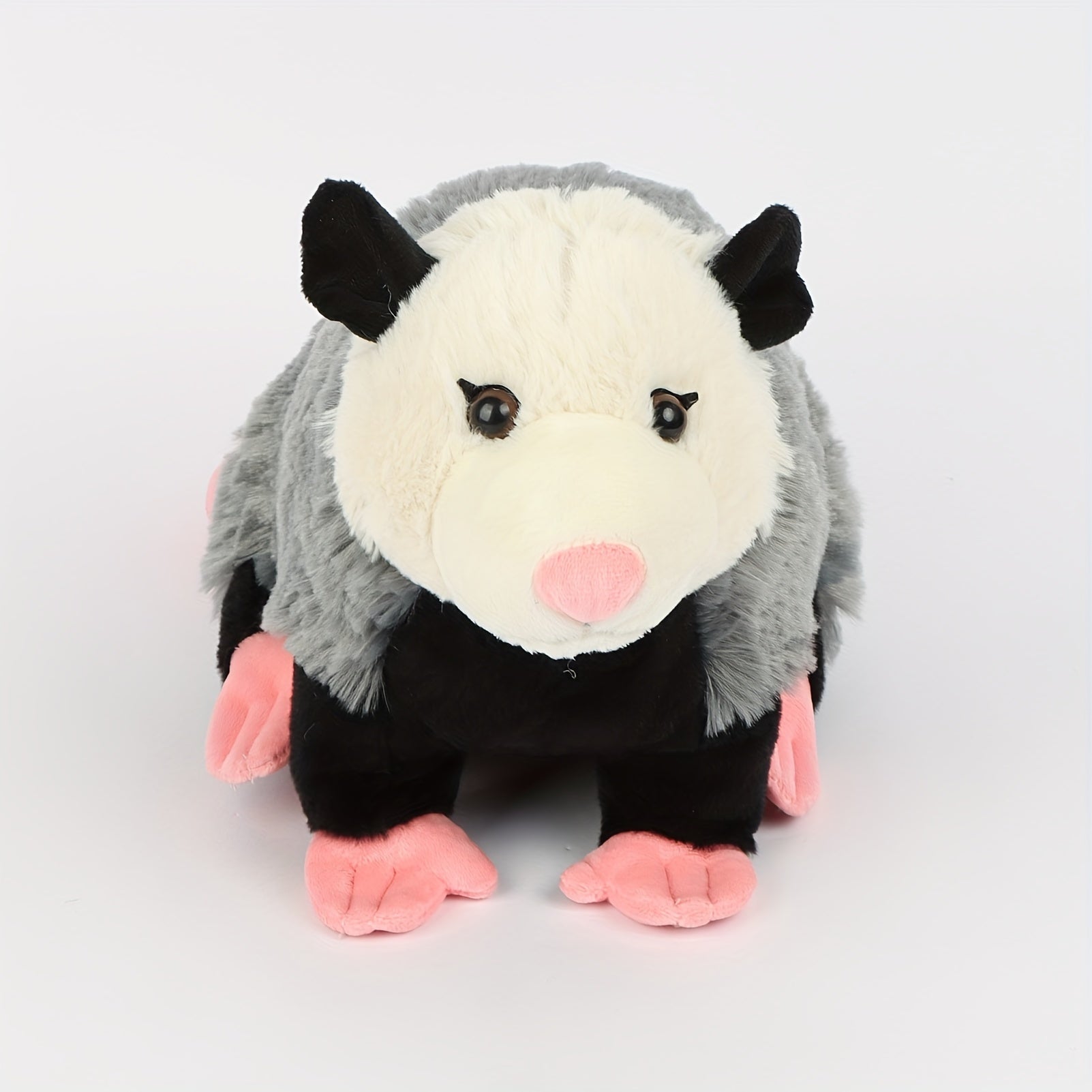 15 Inch Opossum Plush Toy Soft Gray Stuffed Animal