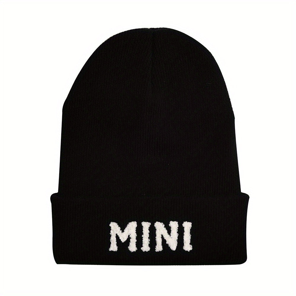 Parent Child Hat Mama Mini Letter Embroidery Woolen Knitted Hat