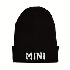Parent Child Hat Mama Mini Letter Embroidery Woolen Knitted Hat