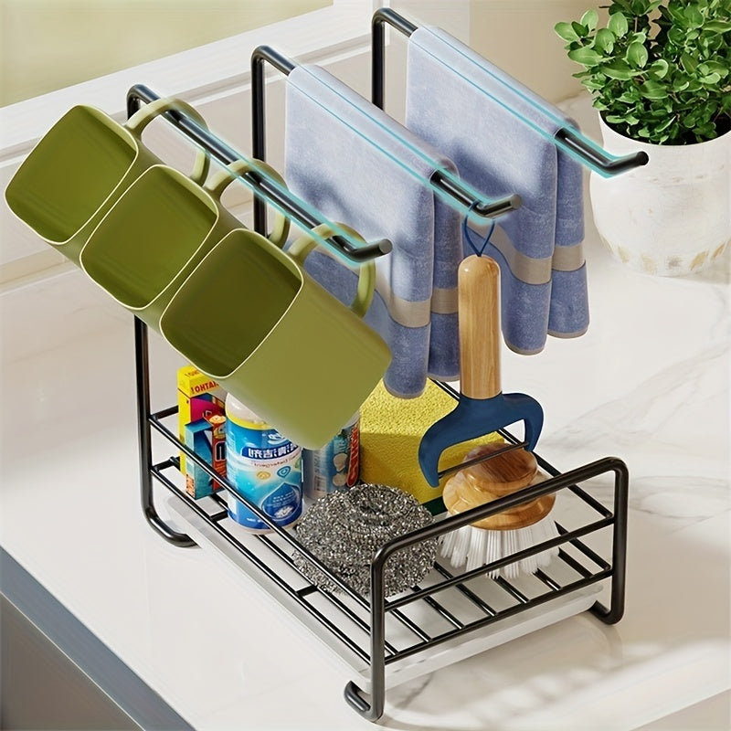 Kitchen Storage Rack Sponge Draining Rack Kitchen Accessories