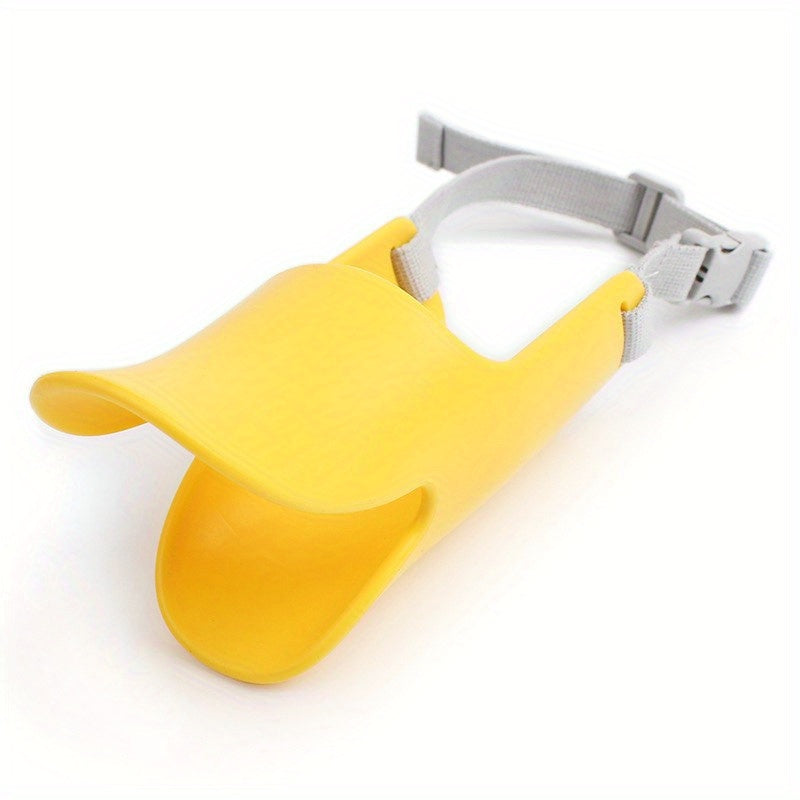 Duck Dog Muzzle - Silicone, Cute Design