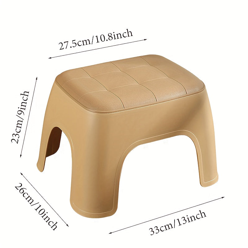 1pc Lightweight Step Stool 200lb Capacity Non-slip Stool