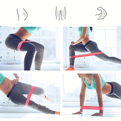 5pcs Portable Fitness Resistance Band for Thighs and Butt