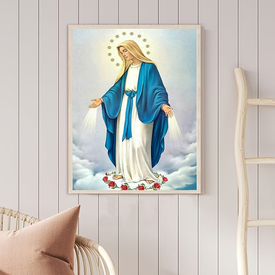 1pc Priest Pattern Canvas Painting Poster Religious Decor