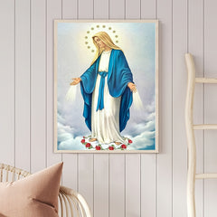 1pc Priest Pattern Canvas Painting Poster Religious Decor