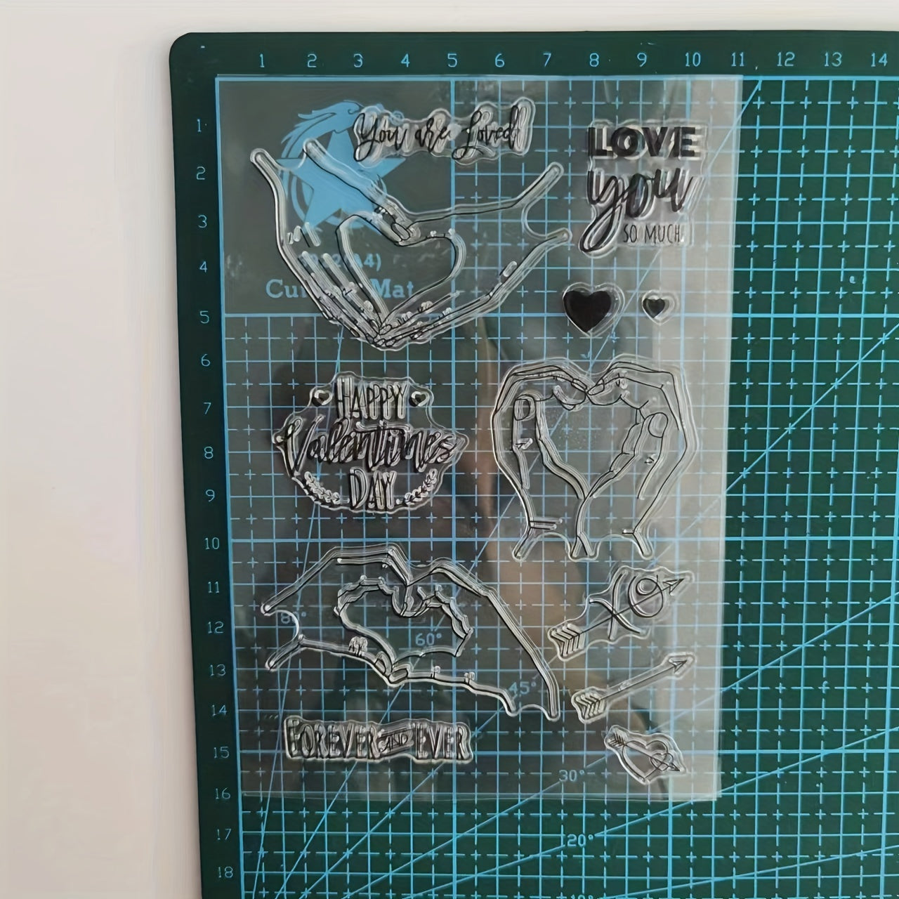 Hand In Hand Clear Stamps Father's Transparent Stamp DIY Craft Making