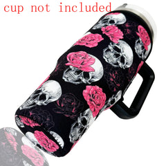 Skull Water Bottle Cover for 40oz Tumbler