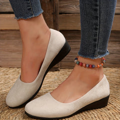 Women's Comfortable Closed Toe Slip On Casual Shoes