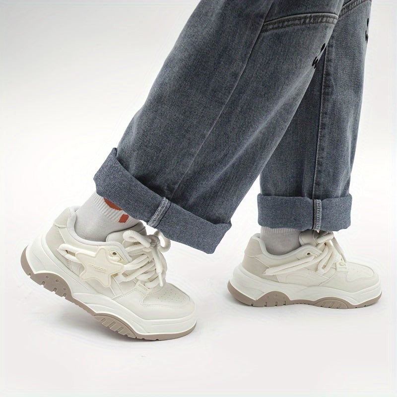 Women's Star Decor Platform Skate Shoes