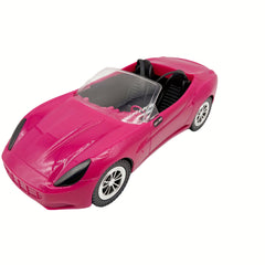 Pink Sports Car for Dolls Play House Toys