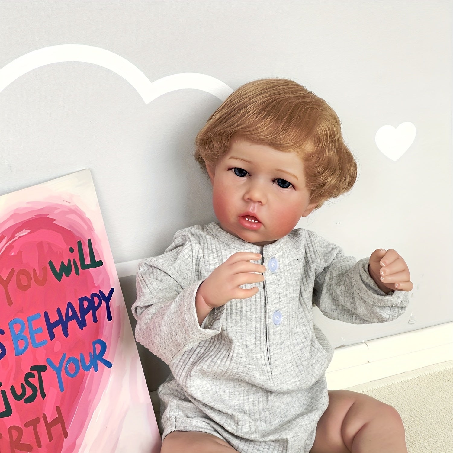 20" Realistic Reborn Doll Boy Cloth Body 3D Veins