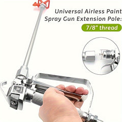2pcs Extension Rod for Airless Paint Spray Gun Lightweight High Strength
