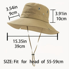 Waterproof Bucket Hat for Outdoor Sun Protection