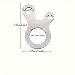 3 Holes Fast Knot Portable Outdoor Knotting Tool Camping Knotting Tool