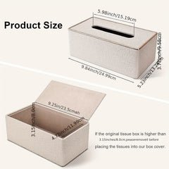 Tissue Box Light Home Daily Use Tissue Storage Box Bedroom Living Room Car Decor