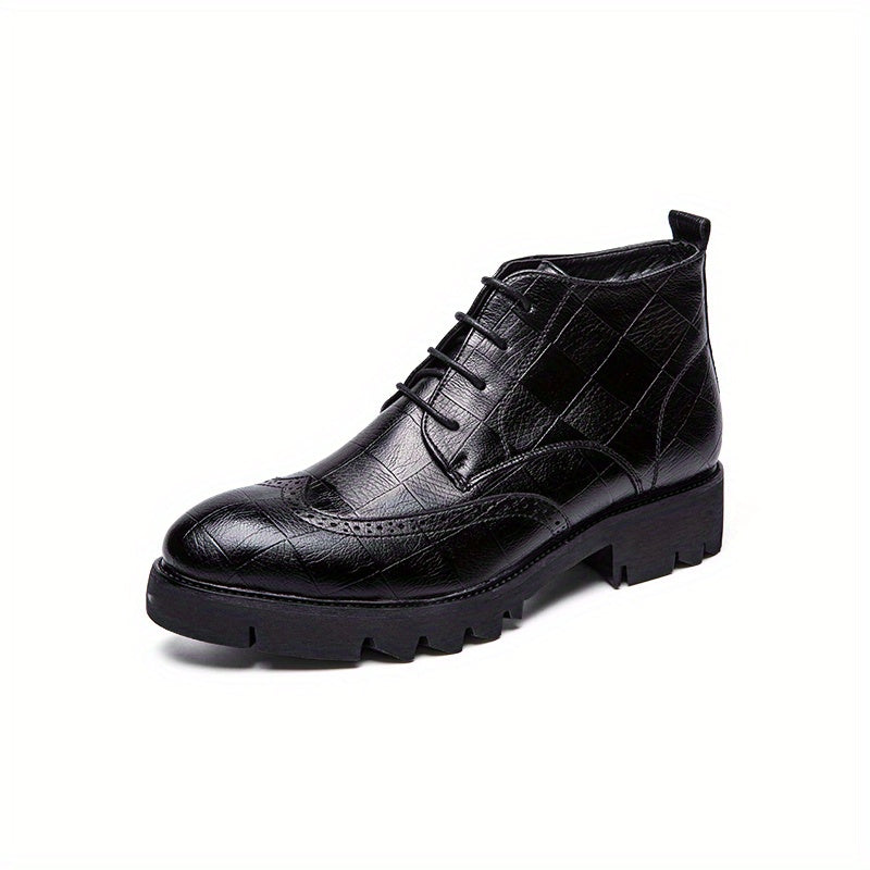 Women's Chunky Heeled Oxfords Lace Up Formal Shoes
