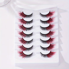 Vibrant Red Crisscross Lash Extensions 4 12mm Sizes