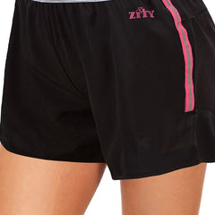 Striped & Letter Print Loose Shorts Gothic Summer Stylish Yoga Shorts