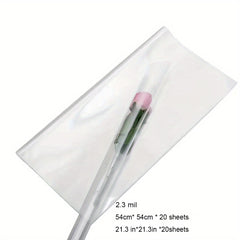 20pcs Transparent Flower Packaging Waterproof Gift Decoration