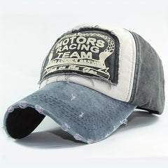 Matching Baseball Cap Outdoor Sunshade Hat Washed Peaked Cap