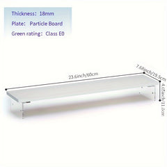 Desktop Raised Storage Rack Acrylic Bracket Monitor Heightening Desktop Storage