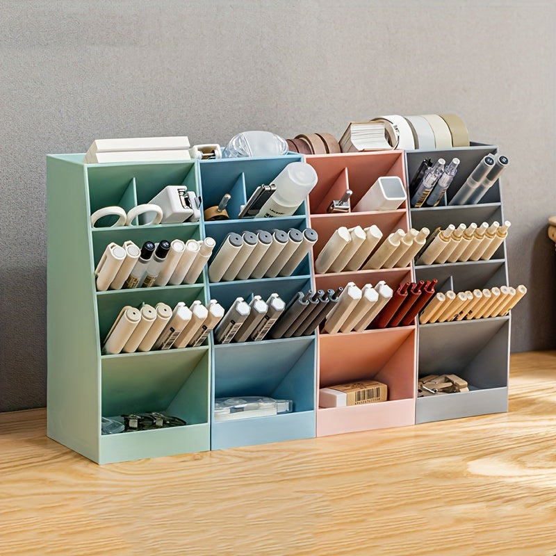 Transparent Modern Style Pen Holder Storage Box Office Desktop