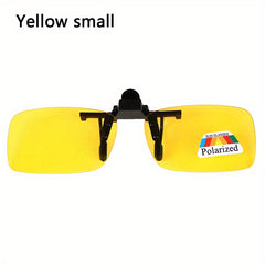 Men's Polarized Clip on Night Vision Driving Sunglasses