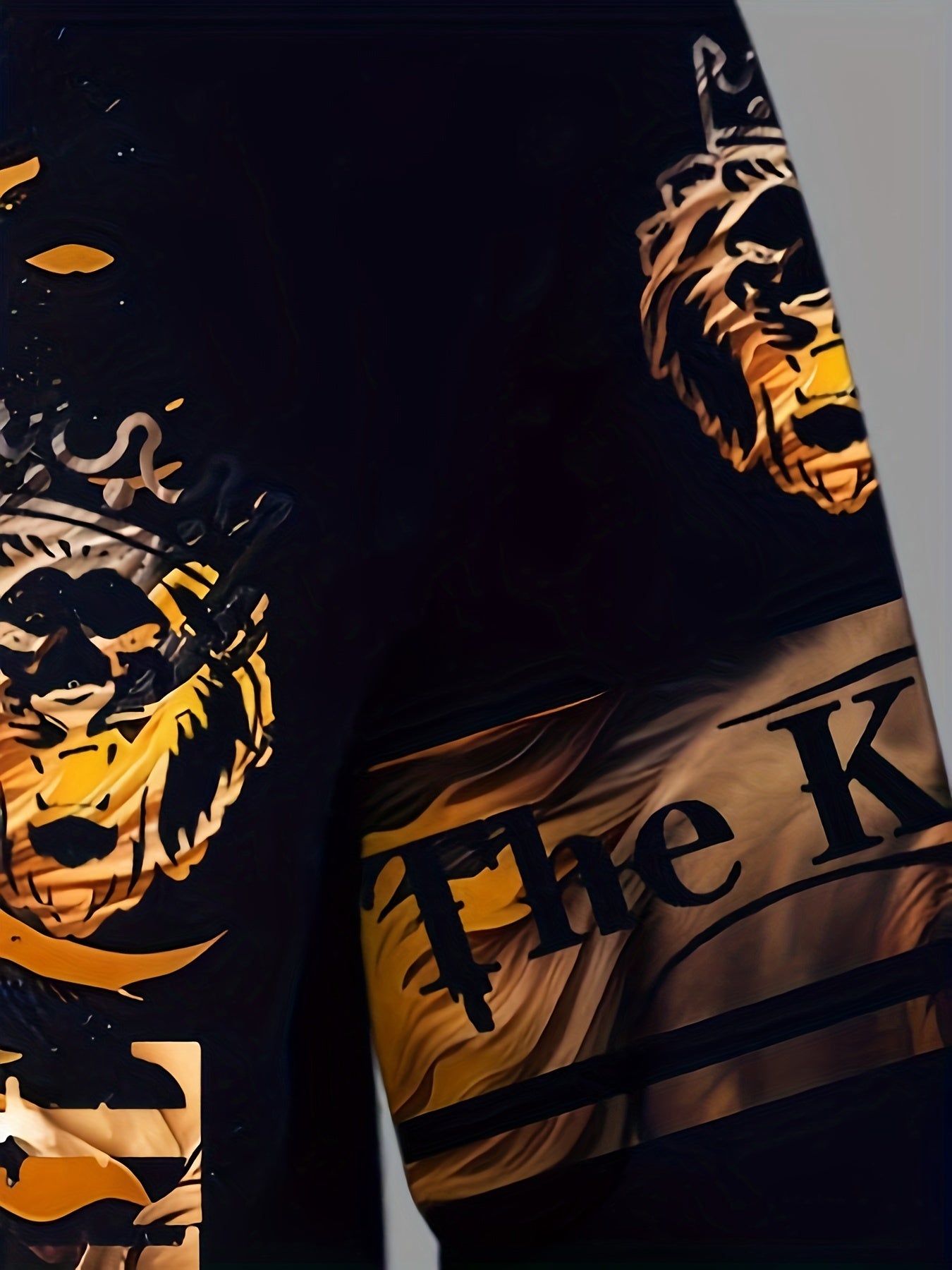 3D Lion Print Hoodie Men Graphic Hooded Pullover Autumn Winter