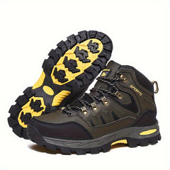 Men's High Top Hiking Boots Durable Lace Up Shoes