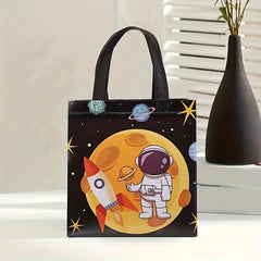 4pcs Reusable Non-woven Gift Bag Set - Astronauts Theme