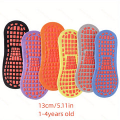 6 Pairs Non Slip Yoga Socks, Comfy Low Cut Pilates Socks with Grips