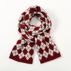 Long Red Scarf Christmas Year Style Women