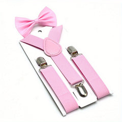 Men's Adjustable Elastic Suspenders with Bow