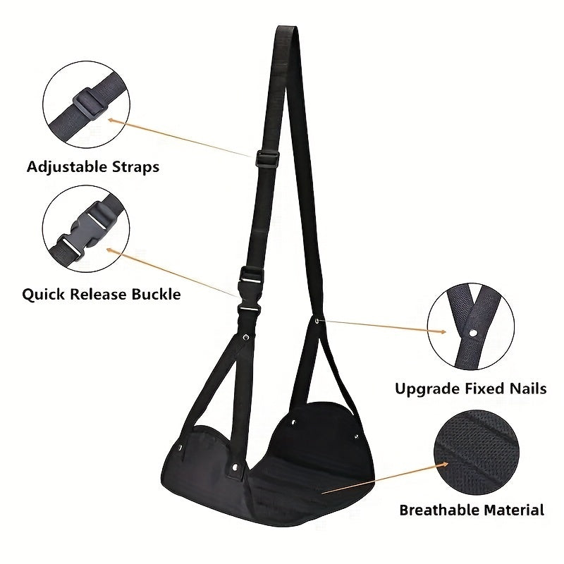 Portable Airplane Footrest Hammock for Comfortable Travel