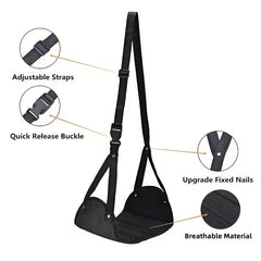 Portable Airplane Footrest Hammock for Comfortable Travel