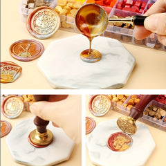 250g 750pcs Retro Sealing Wax Seal Stamp Wax Beads Scrapbook Material