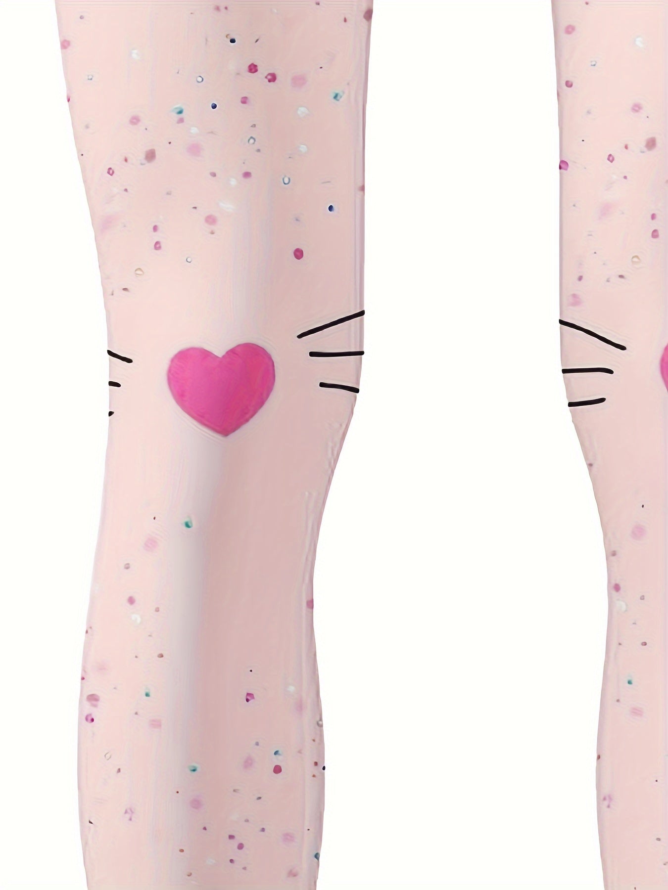 Sweet Girls Kitty Print Leggings Thick Leggings Fall Winter Gift