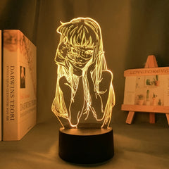 Anime 3D Lamp for Bedroom Decor Nightlight Birthday Gift