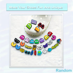 Random Style Shoe Charms DIY Shoe Decoration Different Shaped PVC Shoes Pins