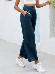 Wide Leg Pants Casual Loose Yoga Lounge Pants With Pocket