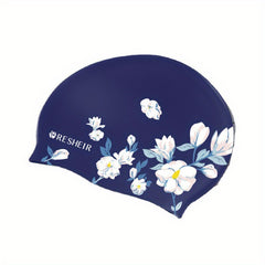 Silicone Swimming Cap for Women Waterproof Large Size Comfortable Swim Hat