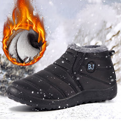 Women's Waterproof Snow Boots Thermal Winter Short Slip On