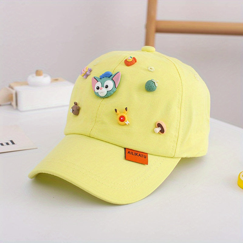 Kids Cartoon Cap for Spring and Autumn