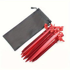 10pcs Aluminum Triangular Ground Nails for Tents