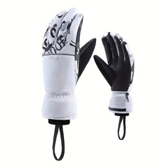 Non-slip Windproof Outdoor Gloves Waterproof Thicken Gloves With Velvet