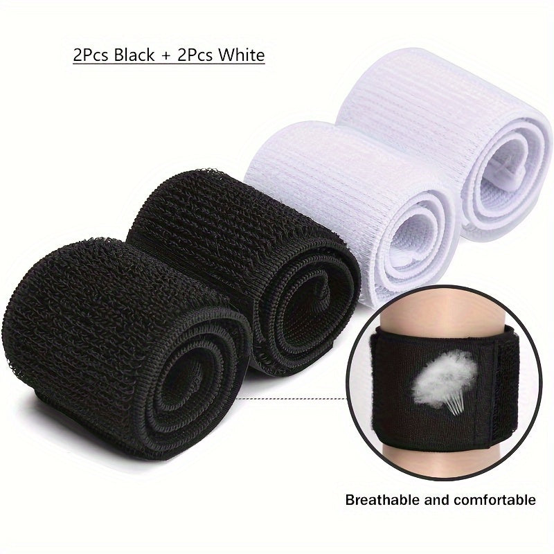 4PCS Soccer Shin Guard Strap Anti Slip Ankle Guards