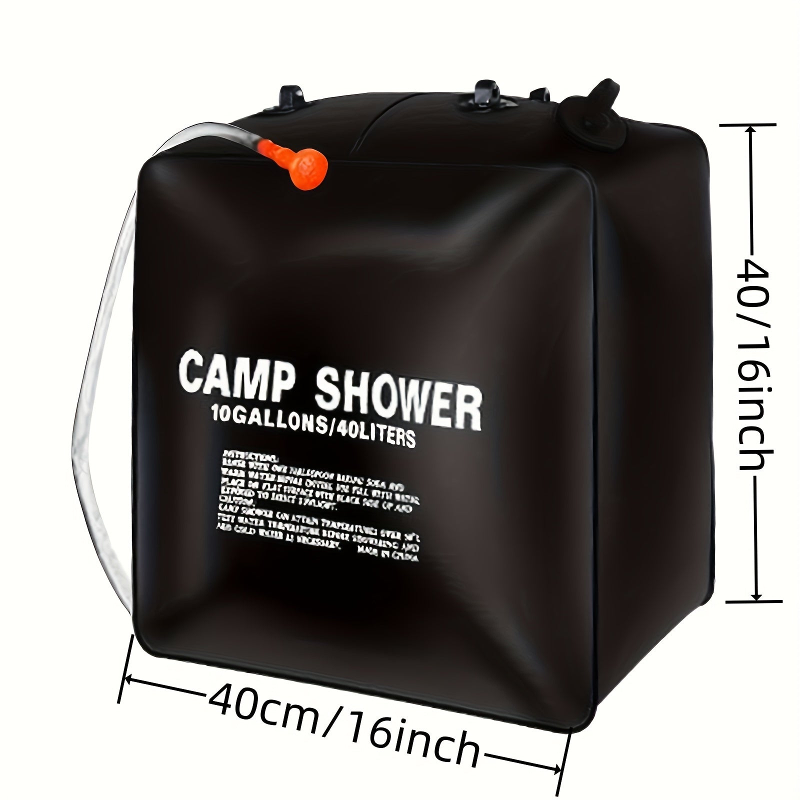 40L Solar Shower Bag for Camping Hiking Travel