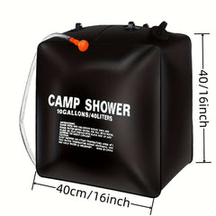 40L Solar Shower Bag for Camping Hiking Travel