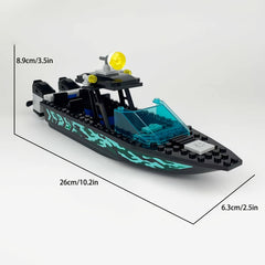 44pcs Nautical & Yacht Building Block Set Educational Model Kit